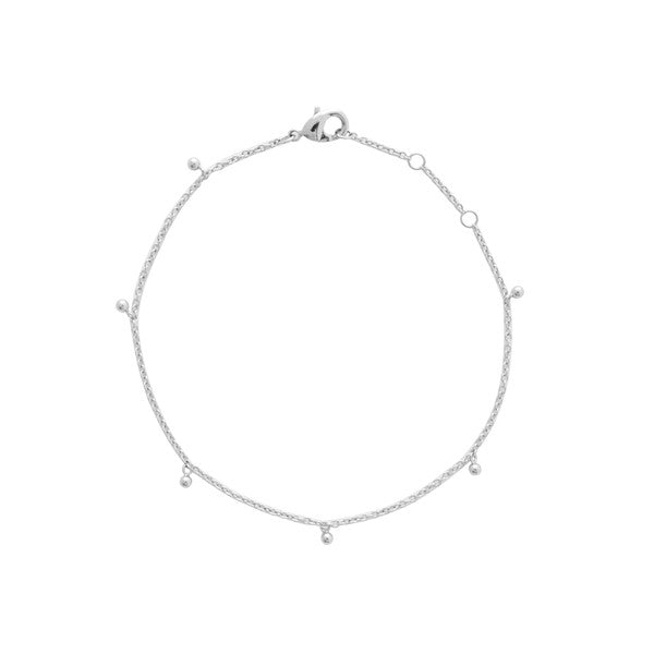 Elegant Adjustable Anna Charm Bracelet with protective coating