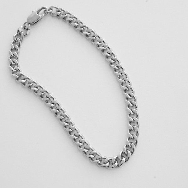 Fiona Thick Curb Adjustable Chain Bracelet
