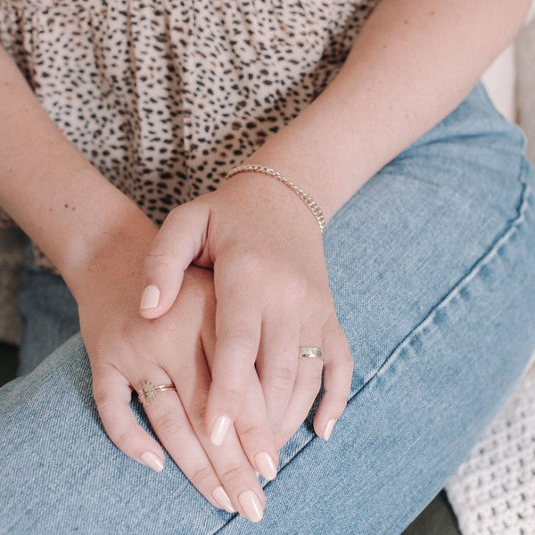 Fiona Thick Curb Adjustable Chain Bracelet