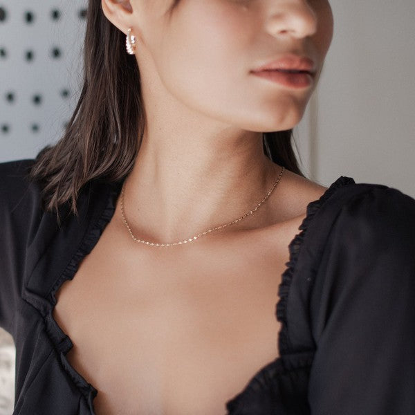 Esme Twisted Dainty Chain Necklace