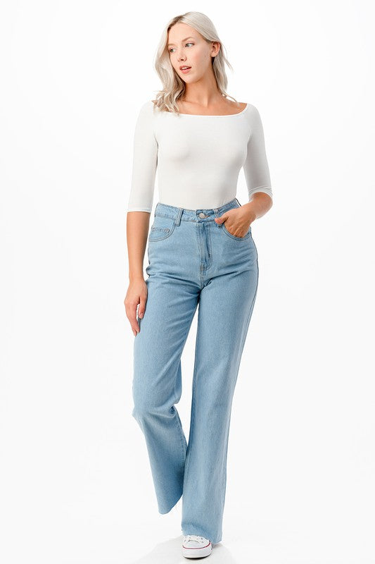 Chic Sleek stretch knit Off-the-Shoulder Top