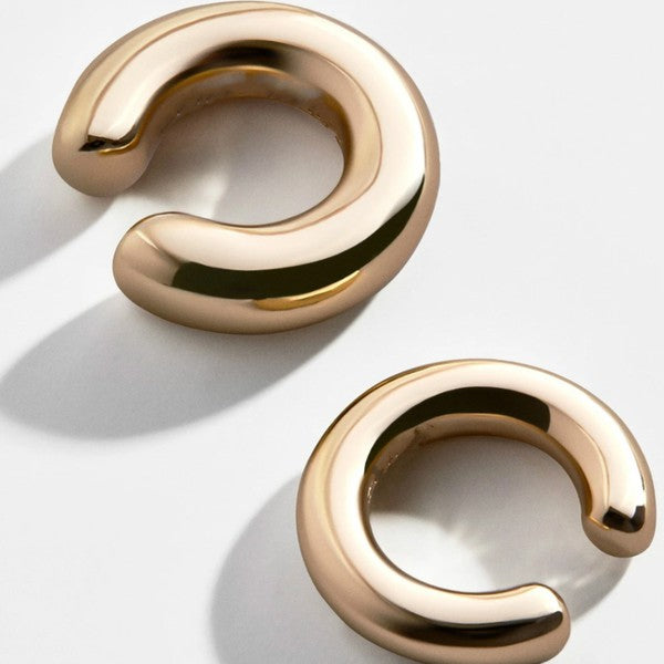 Elegant Style Gold-Plated Tommy Ear  Cuffs